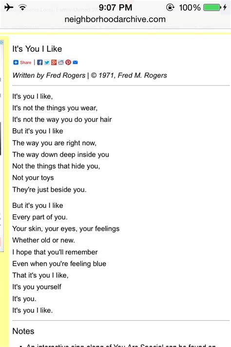 it's you i like lyrics|it's you i like mr rogers.